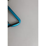 Dolce & Gabbana Blue Yellow Leather Tape String DG Logo Keychain Keyring