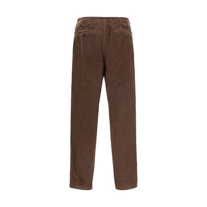 Dolce & Gabbana Brown Cotton Casual Pants