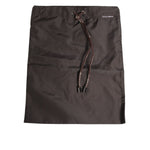 Dolce & Gabbana Brown Polyester Logo Elastic Waistband Swimwear