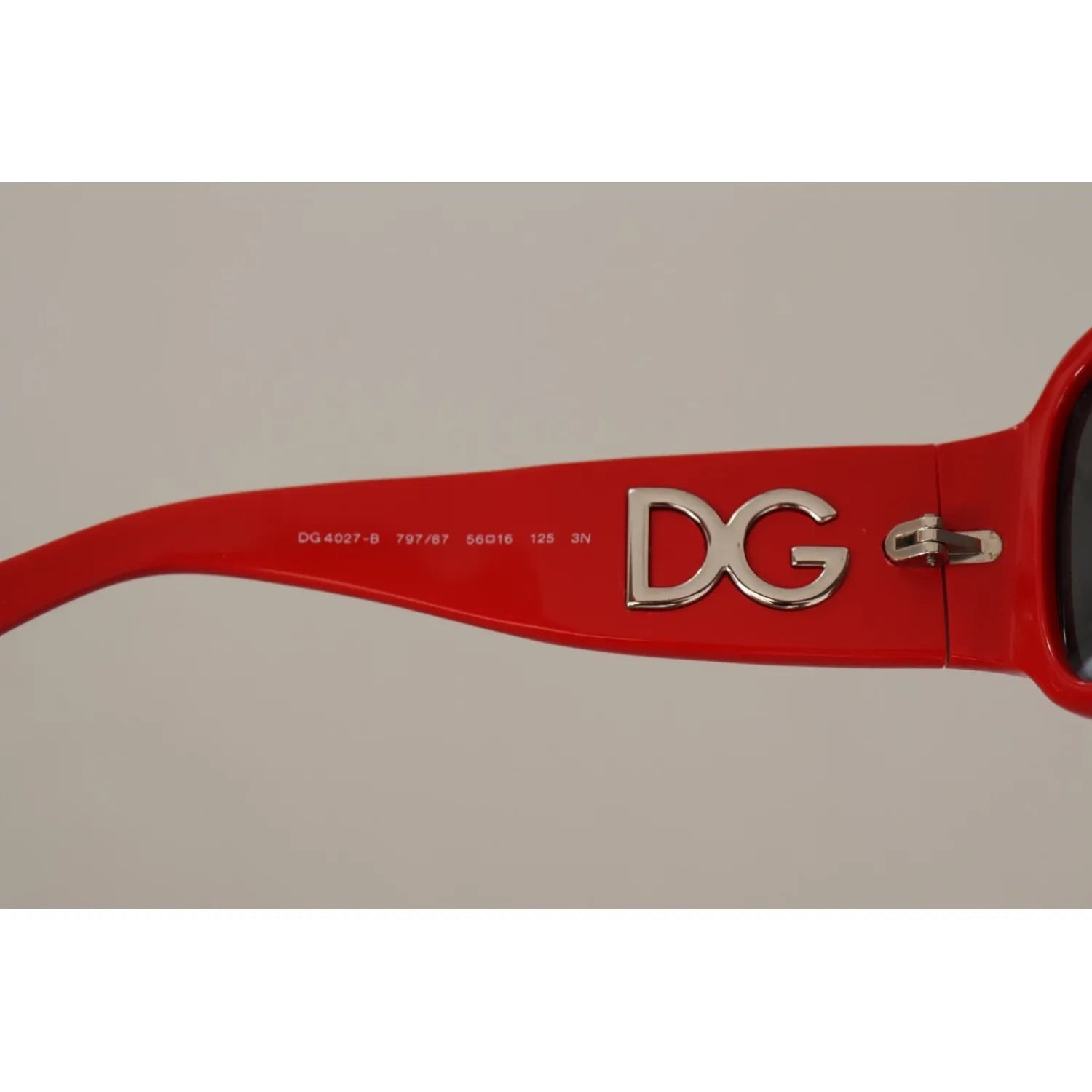 Dolce & Gabbana DG4027 Red Crystal Black Lens Shades Sunglasses