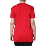 Dolce & Gabbana Red Cotton Crew Neck Short Sleeve Tee T-shirt Dolce & Gabbana Firebrick