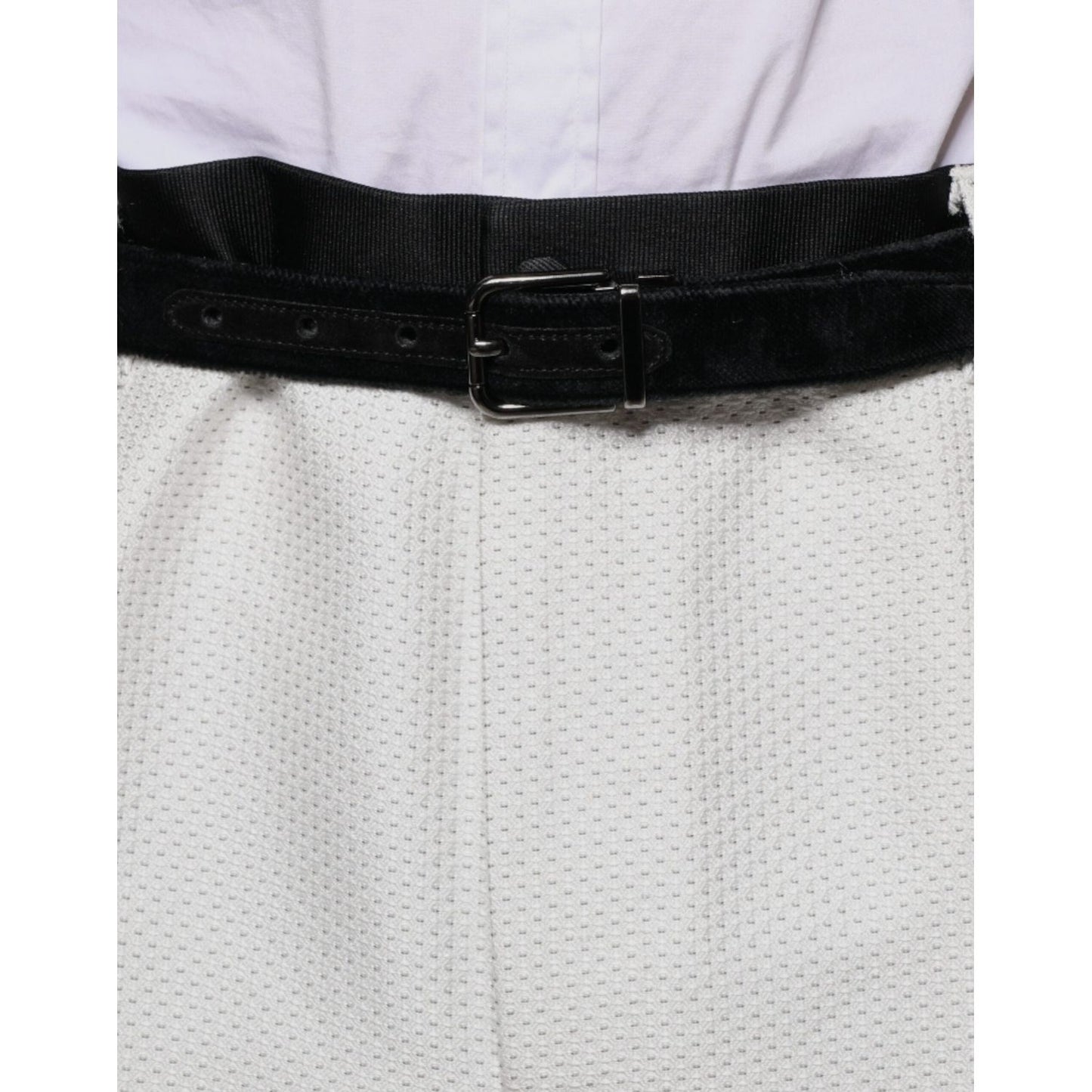 Dolce & Gabbana White Polyester Formal Dress Pants PAN75568-54