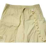 Dolce & Gabbana Yellow Nylon Cargo Chain Men Jogger Pants PAN75193-48