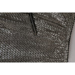 Dolce & Gabbana Gray Silk Stretch Slip Girdle Panty Underwear