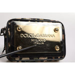 Dolce & Gabbana Multicolor Leopard Jacquard DG Logo Crossbody Bag