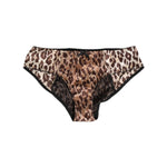 Dolce & Gabbana Multicolor Leopard Print Girdle Panty Underwear