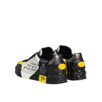 Dolce & Gabbana Multicolor Lettering Portofino Sneakers Shoes