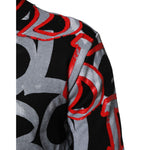 Dolce & Gabbana Multicolor Logo Monogram Crew Neck Sweater