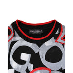 Dolce & Gabbana Multicolor Logo Monogram Crew Neck Sweater