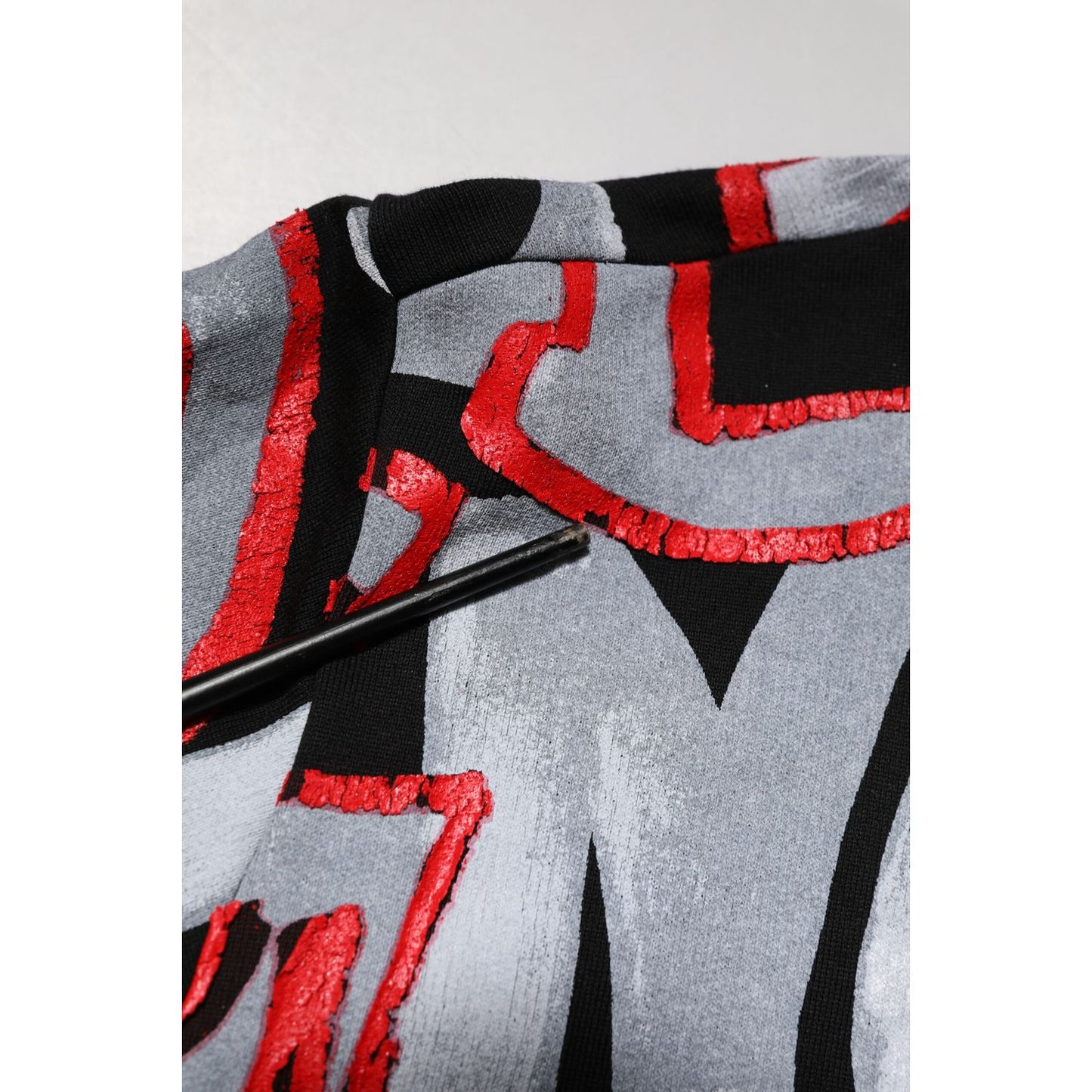Dolce & Gabbana Multicolor Logo Monogram Crew Neck Sweater