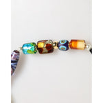 Dolce & Gabbana Multicolor Murano Glass Beads Brass Women Jewelry Necklace