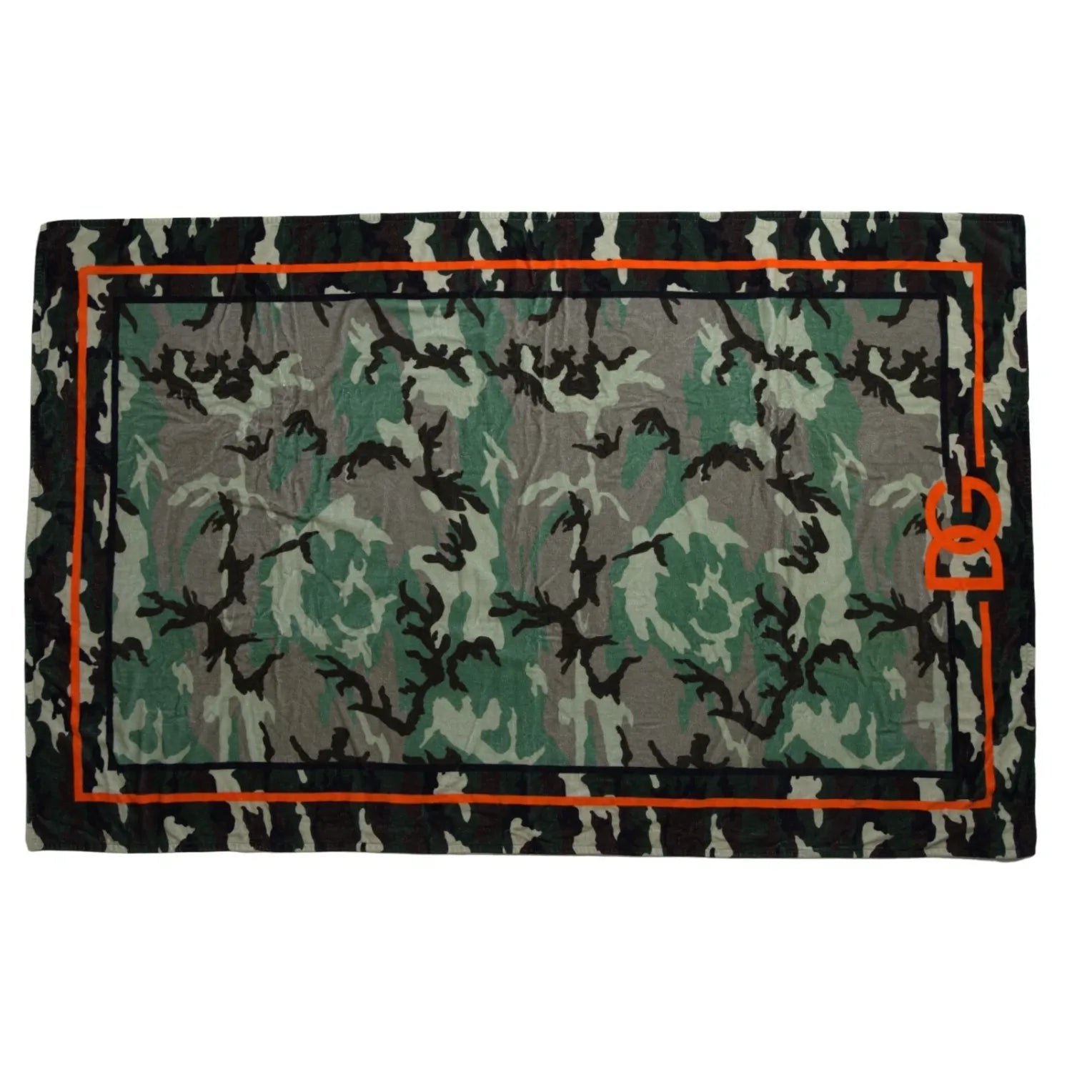 Dolce & Gabbana Multicolor Printed Cotton Wrap Shawl Scarf