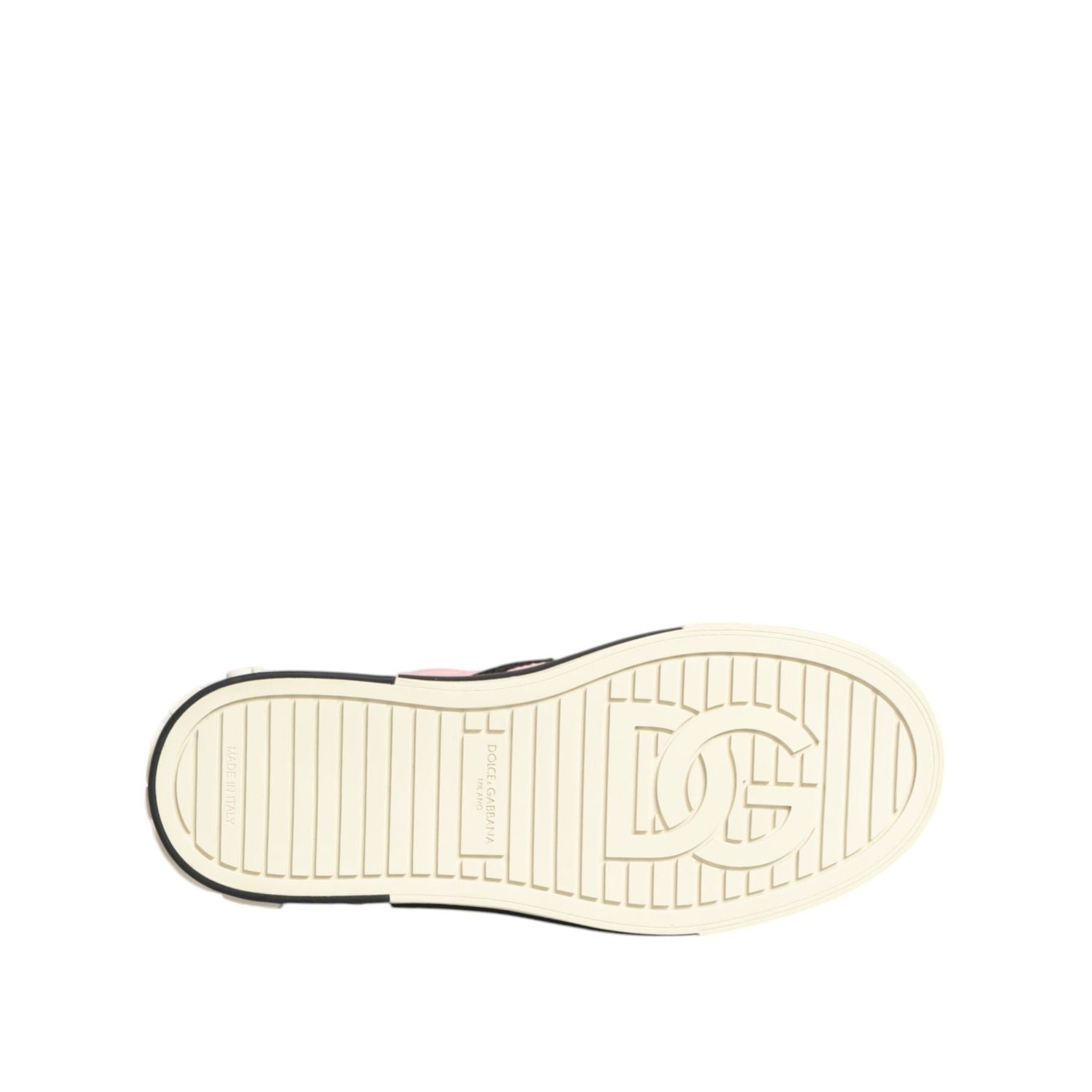 Dolce & Gabbana Pink Quilted Nylon Slip-On Sneaker Shoes