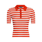 Dolce & Gabbana Striped Polo Top Topwear