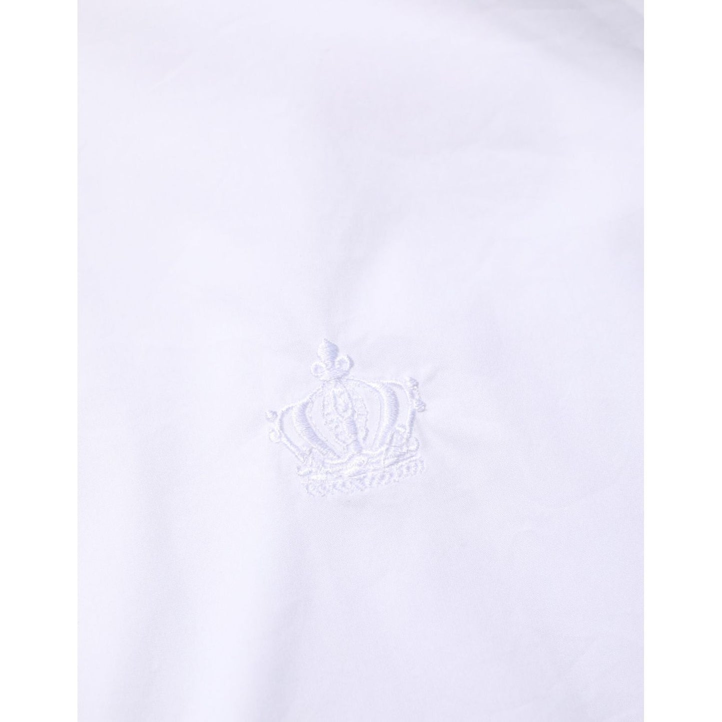Dolce & Gabbana White Cotton MARTINI Formal Men Dress Shirt