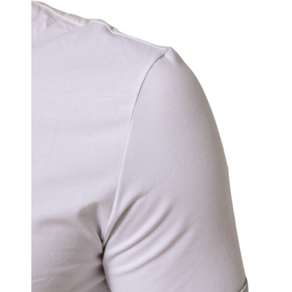 Dolce & Gabbana White Cotton Round Neck Men Underwear T-shirt
