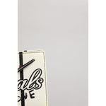 Dolce & Gabbana White Leather DG Crown Royals Bifold Card Holder Wallet corner detail