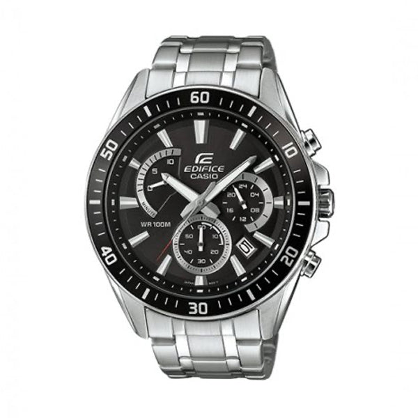 CASIO EDIFICE Mod. RETROGRADE CHRONOGRAPH XL - BLACK-0