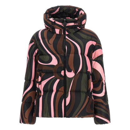 Emilio Pucci Multicolor Polyamide Full-Length Jacket