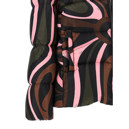Emilio Pucci Multicolor Polyamide Full-Length Jacket