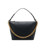 Emporio Armani Medium leather hobo bag with chain Handbag