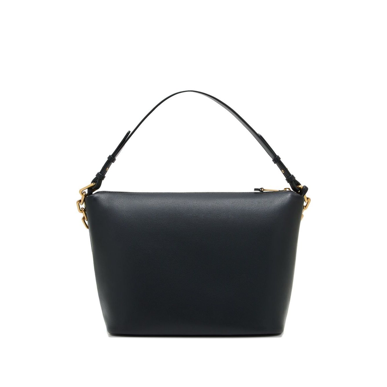 Emporio Armani Medium leather hobo bag with chain Handbag