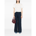 Emporio Armani T-shirt with fringes Topwear