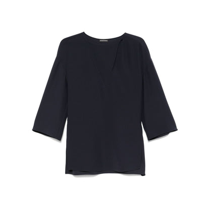 Emporio Armani cady blouse
