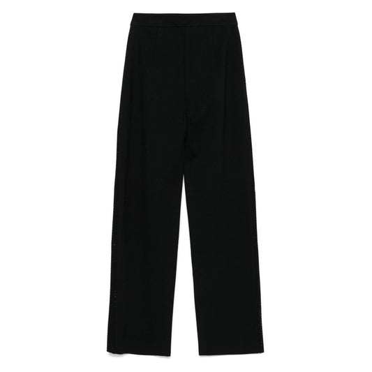 Emporio Armani jersey trousers with bands and micro studs Trousers