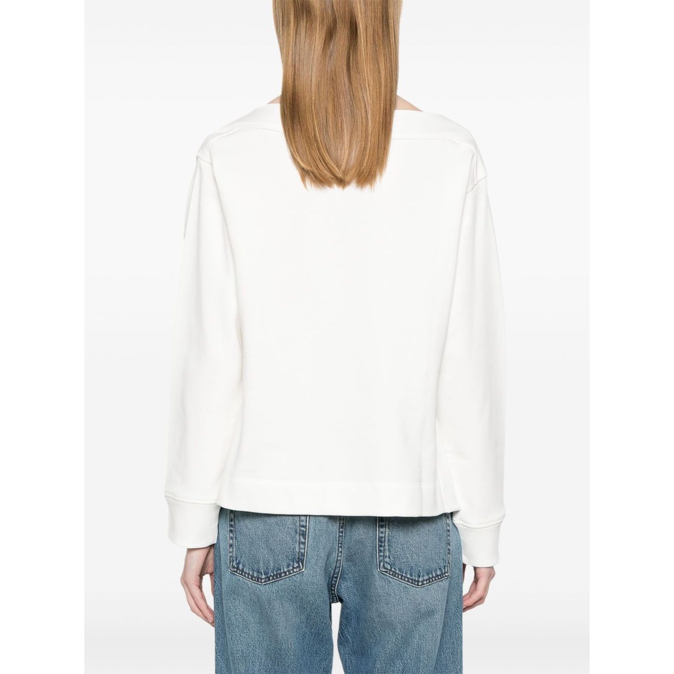 Emporio Armani logo embroidered sweatshirt