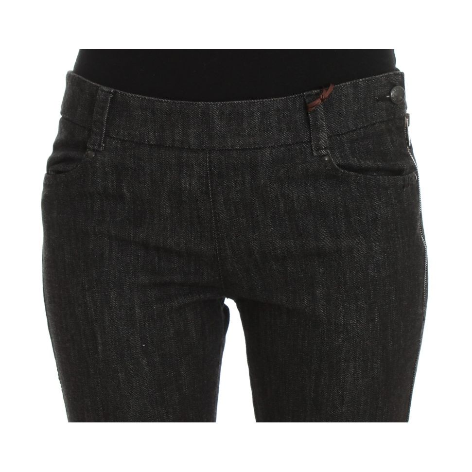 Ermanno Scervino Blue Cotton Slim Fit Denim Jeans, authentic and new with tags, Italian made, 98% cotton, stylish design.