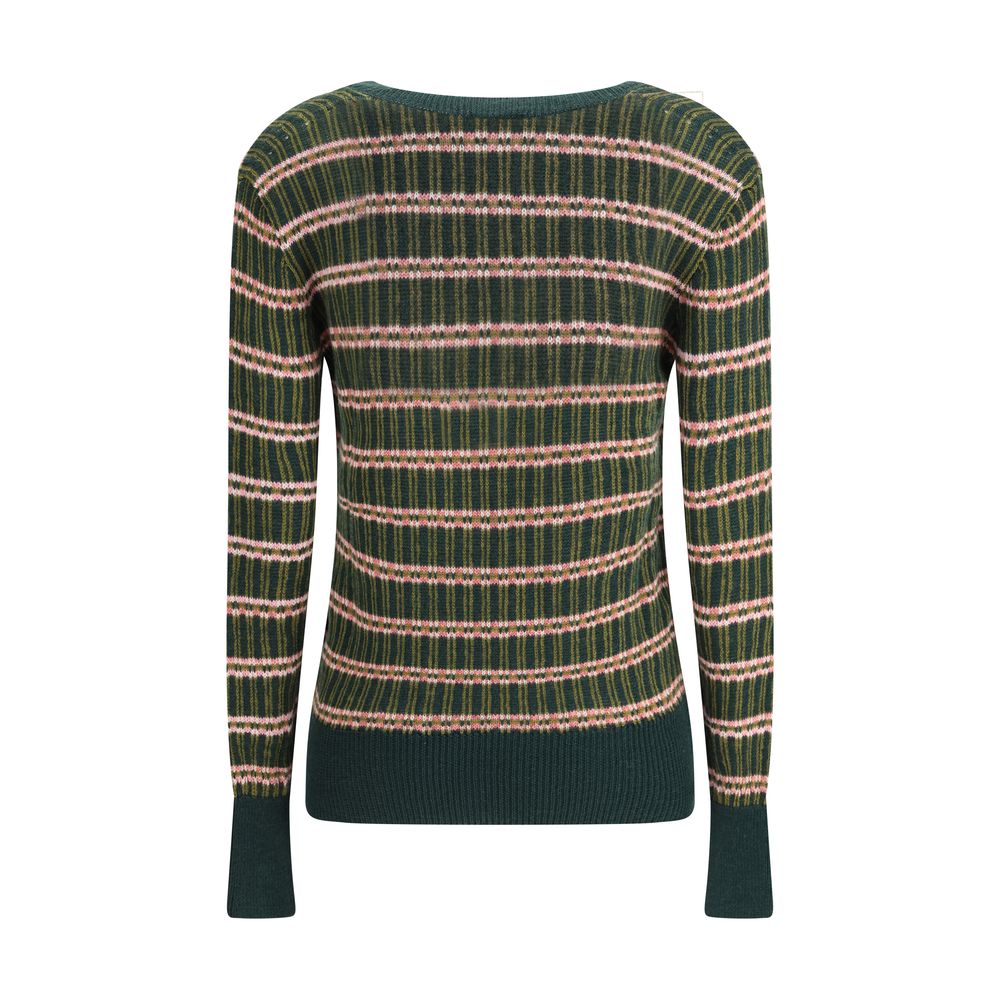 Etro Green Wool Sweatshirt