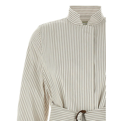 Fendi White Cotton Shell Jacket