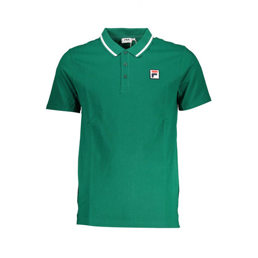 Fila Verde Cotton Unisex Polo
