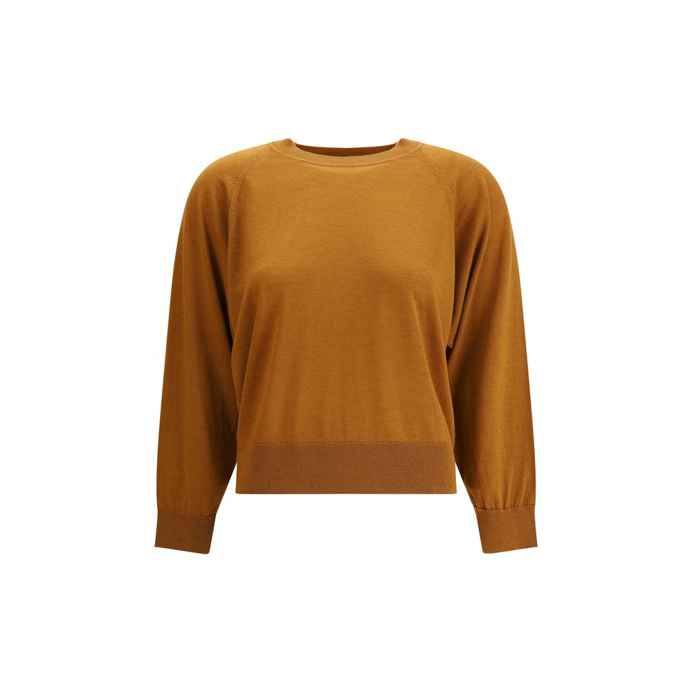 Forte_Forte Brown Fleece Wool Sweatshirt