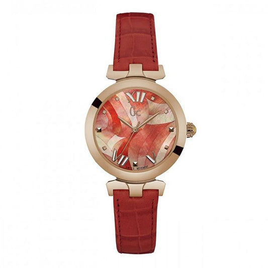 GC Orange Leather Dress Watch GC