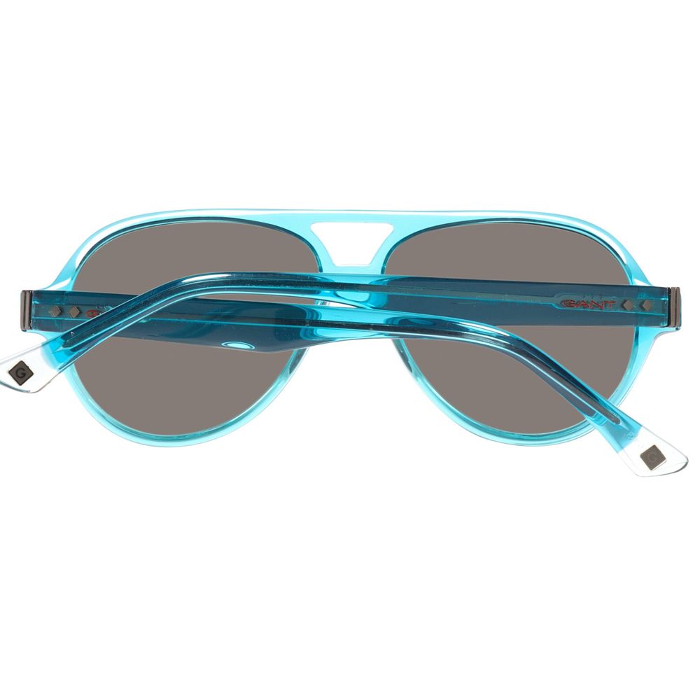 Gant Turquoise Acetate Sunglasses with 58mm lens, 13mm bridge, and 145mm temple in vibrant turquoise color, filter 2 protection.