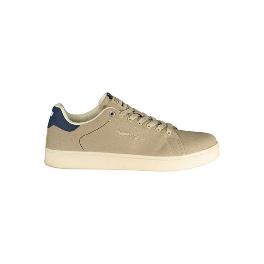 Gas Beige Polyester Men Sneaker 1728,67403481248,Athletic - Sneakers - Shoes,Beige,EU41/US8,EU42/US9,EU43/US10,EU44/US11,Gas,Men,New with tags,Shoes,Sneakers - Shoes