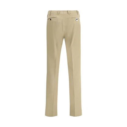Germano Beige Cotton Chino Pants