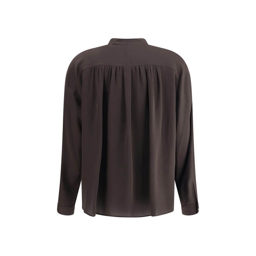 Giorgio Armani Brown Silk Shirt