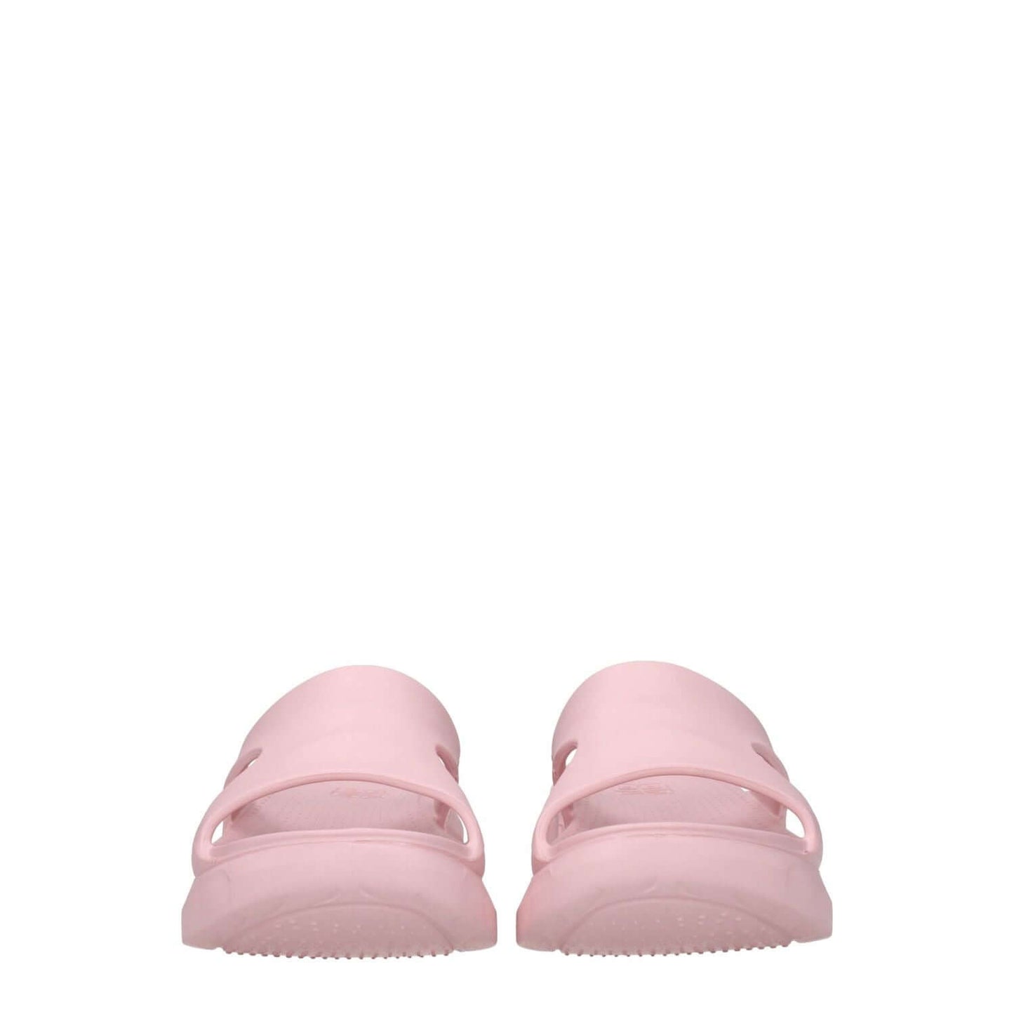 Givenchy Pink Cotton Slippers with back logo, open toe, mid heels, blush rubber design, casual style, MPN: BE305AE194682.