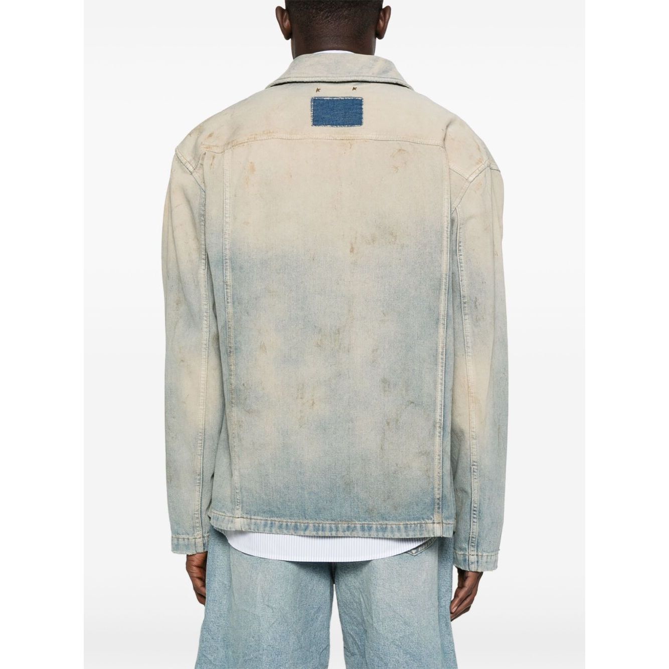 Golden Goose Coats Clear Blue Jackets