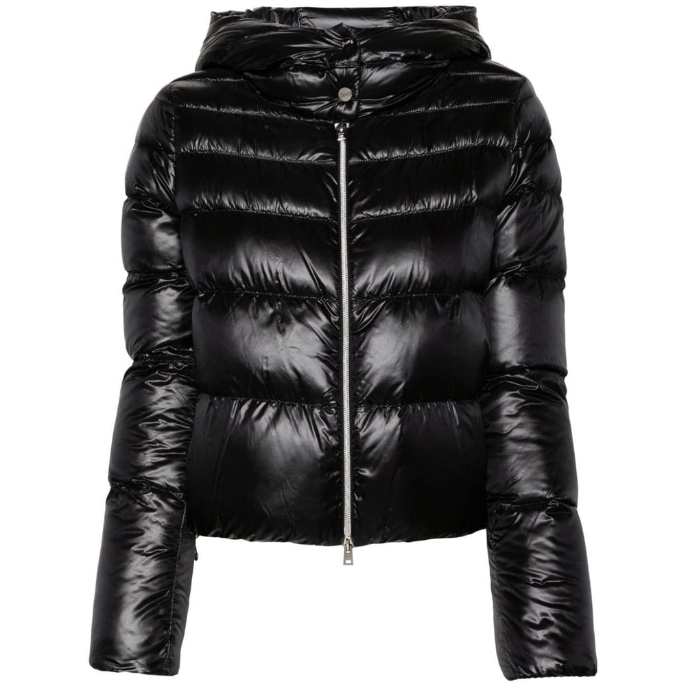 Herno Coats Black Jackets