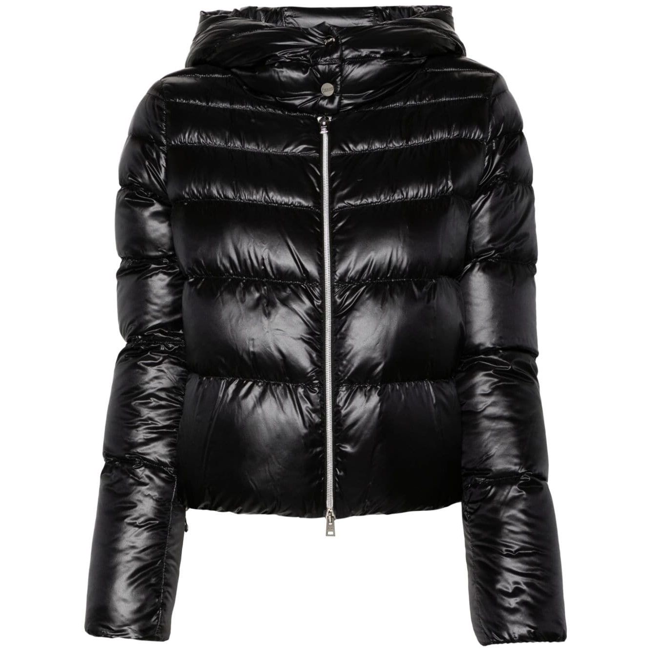 Herno Coats Black Jackets