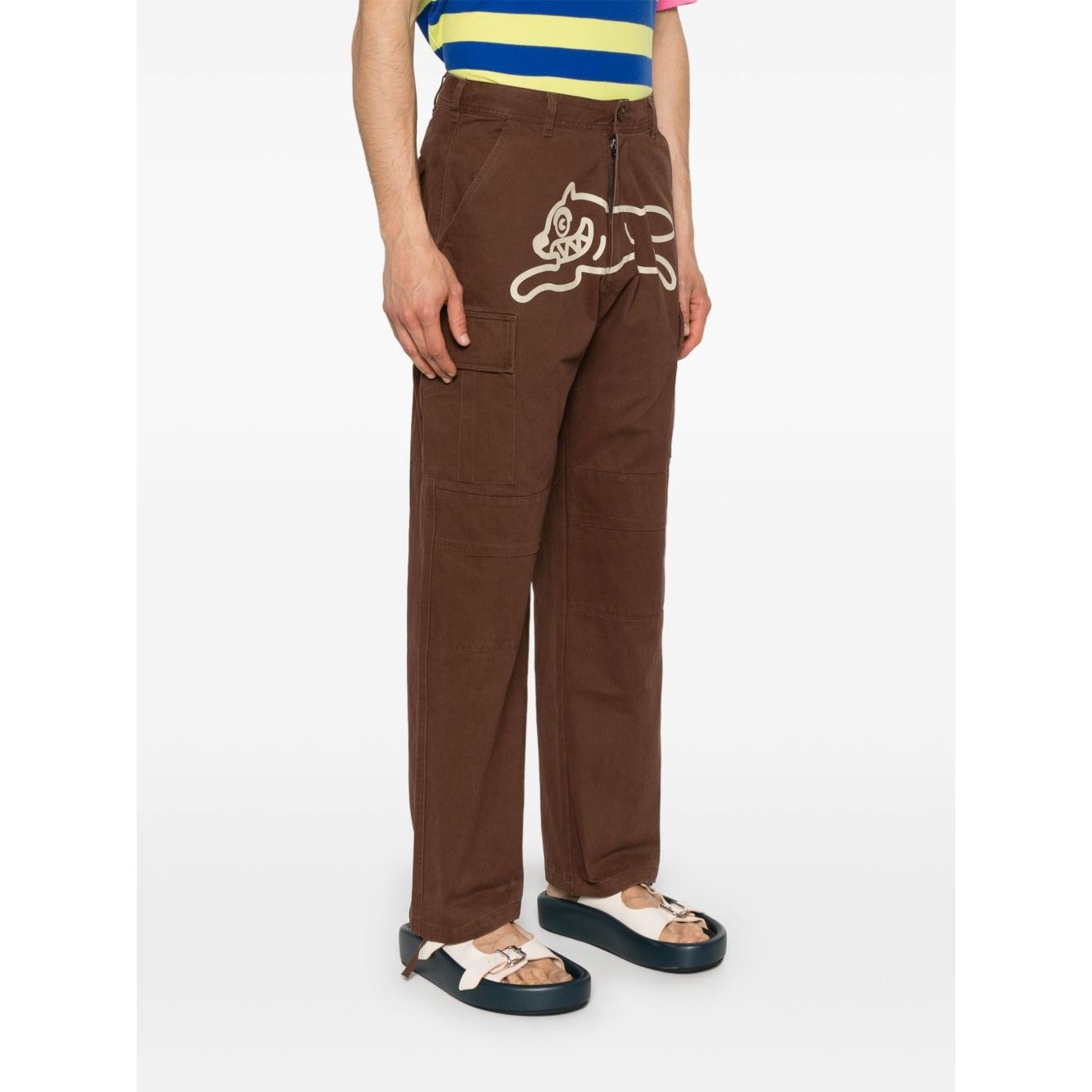 ICECREAM Trousers Brown