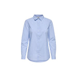 Jacqueline De Yong Blue Cotton Blouse