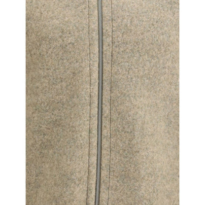 Jil Sander Beige Wool Coat