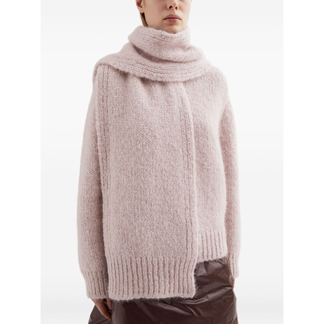 Jil Sander Plus Knitted wool Scarf Scarves Hats & Gloves