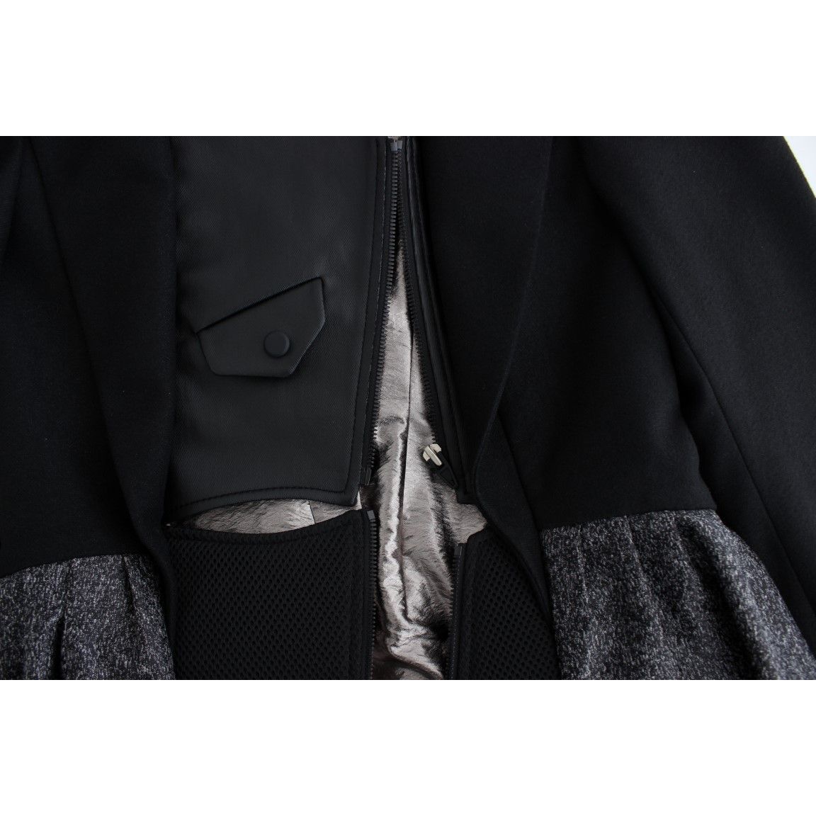 KAALE SUKTAE Black Short Blazer Coat Biker Jacket