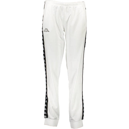 Kappa White Polyester Women's Track Pant